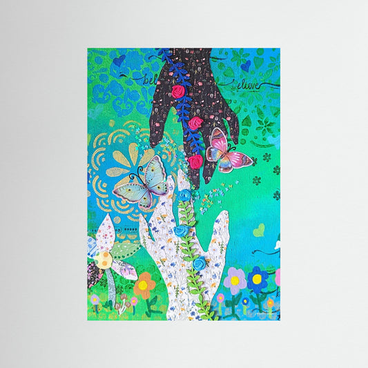 Where We Meet - Gratitude Fine Art Print