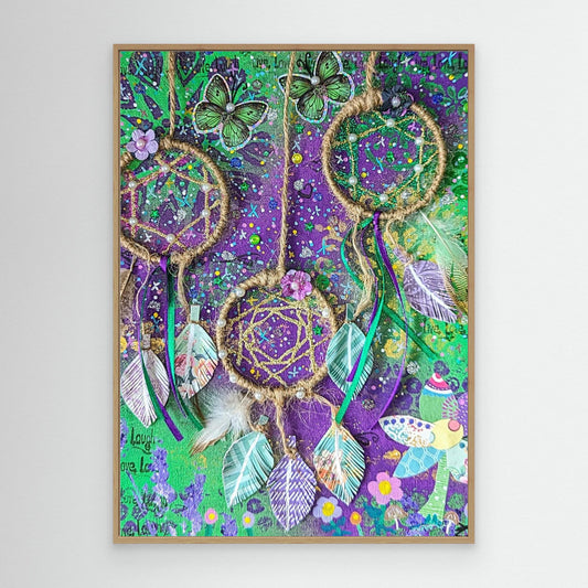 Dream of Hope - Dreamcatcher Canvas Print