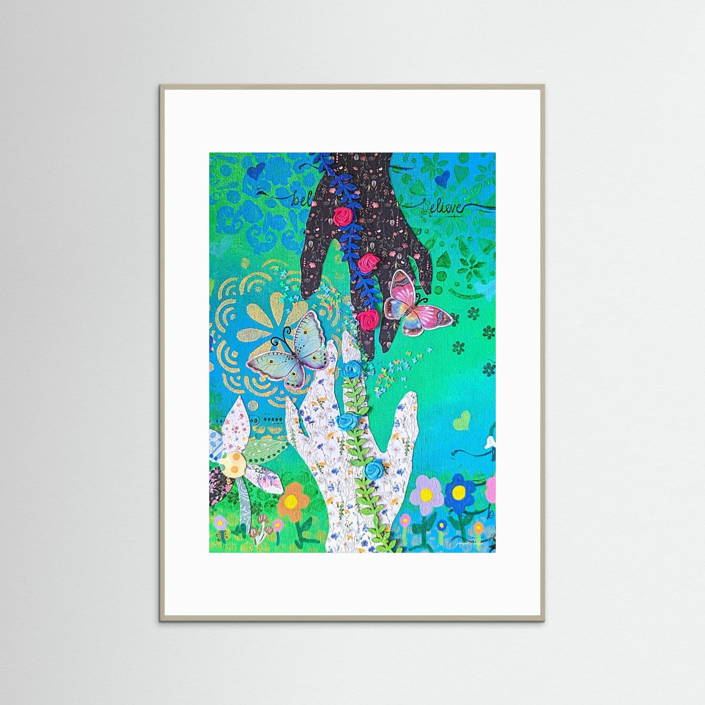 Where We Meet - Gratitude Fine Art Print