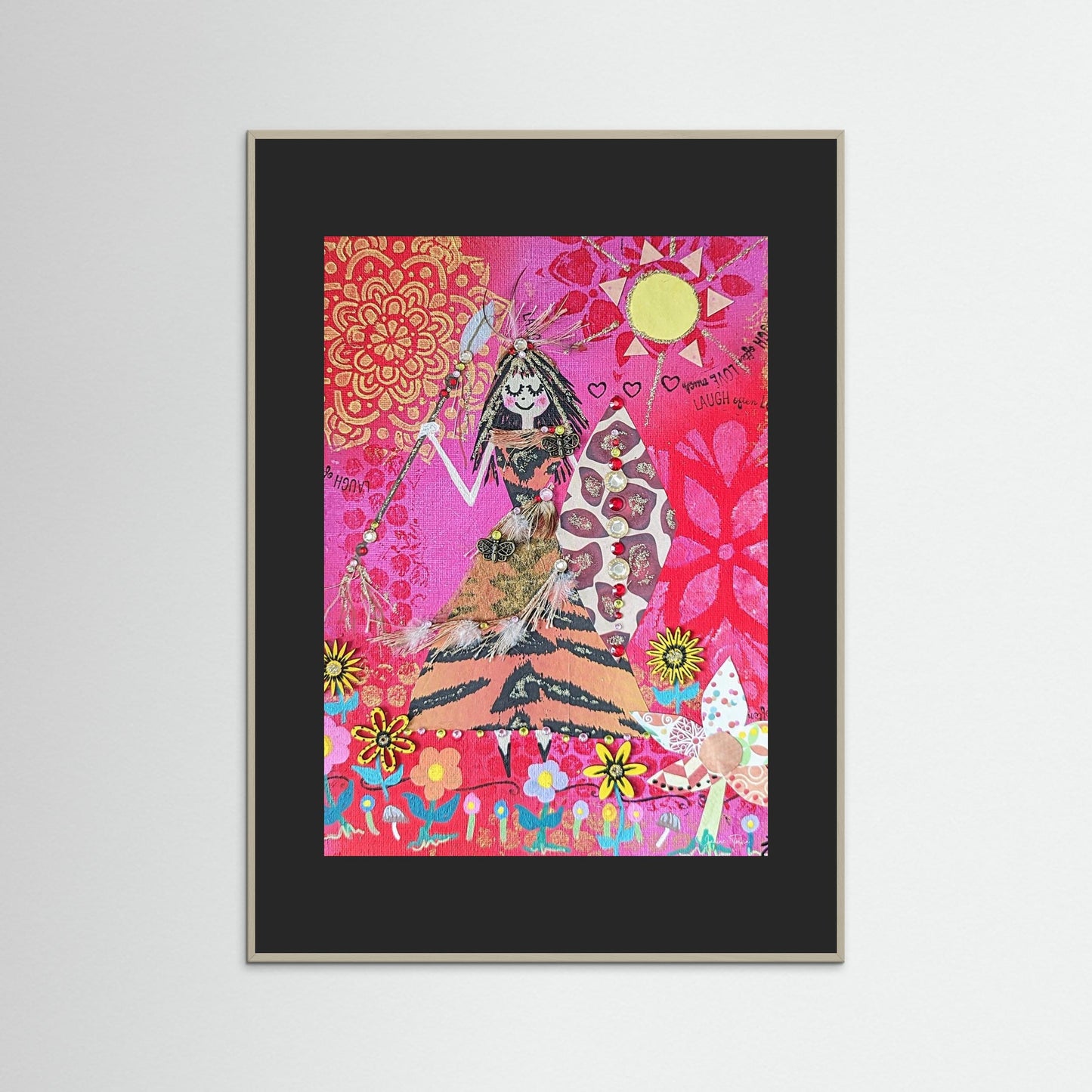 Rising Warrior Woman - Bellatrix Fine Art Print