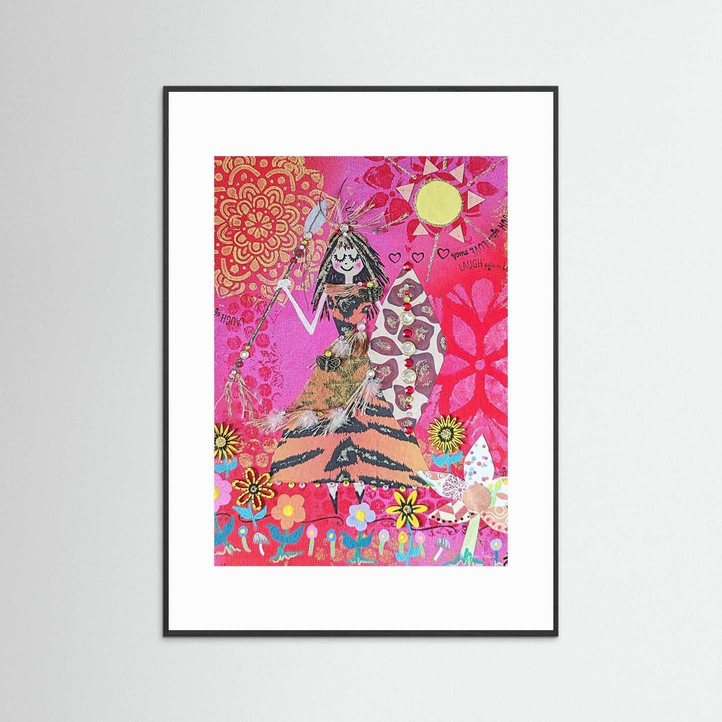 Rising Warrior Woman - Bellatrix Fine Art Print