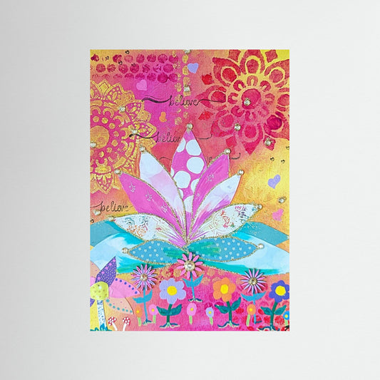 Silent Bloom - Lotus Fine Art Print