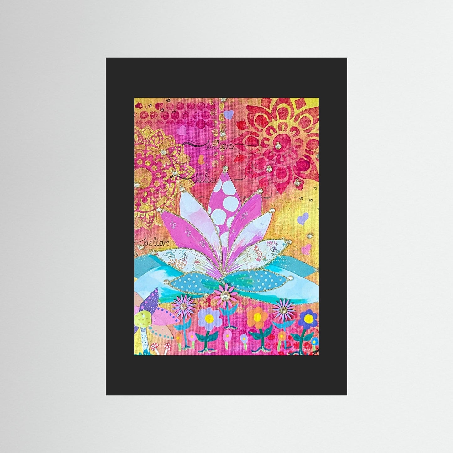 Silent Bloom - Lotus Fine Art Print