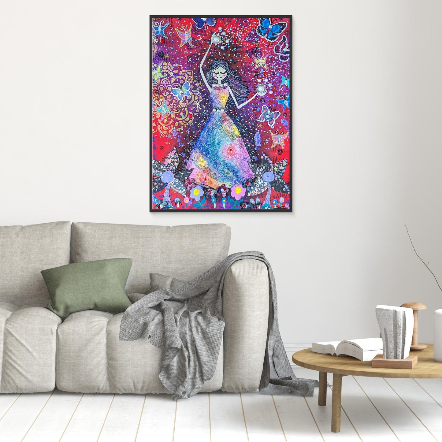 Infinite - Lady Cosmos Canvas Print