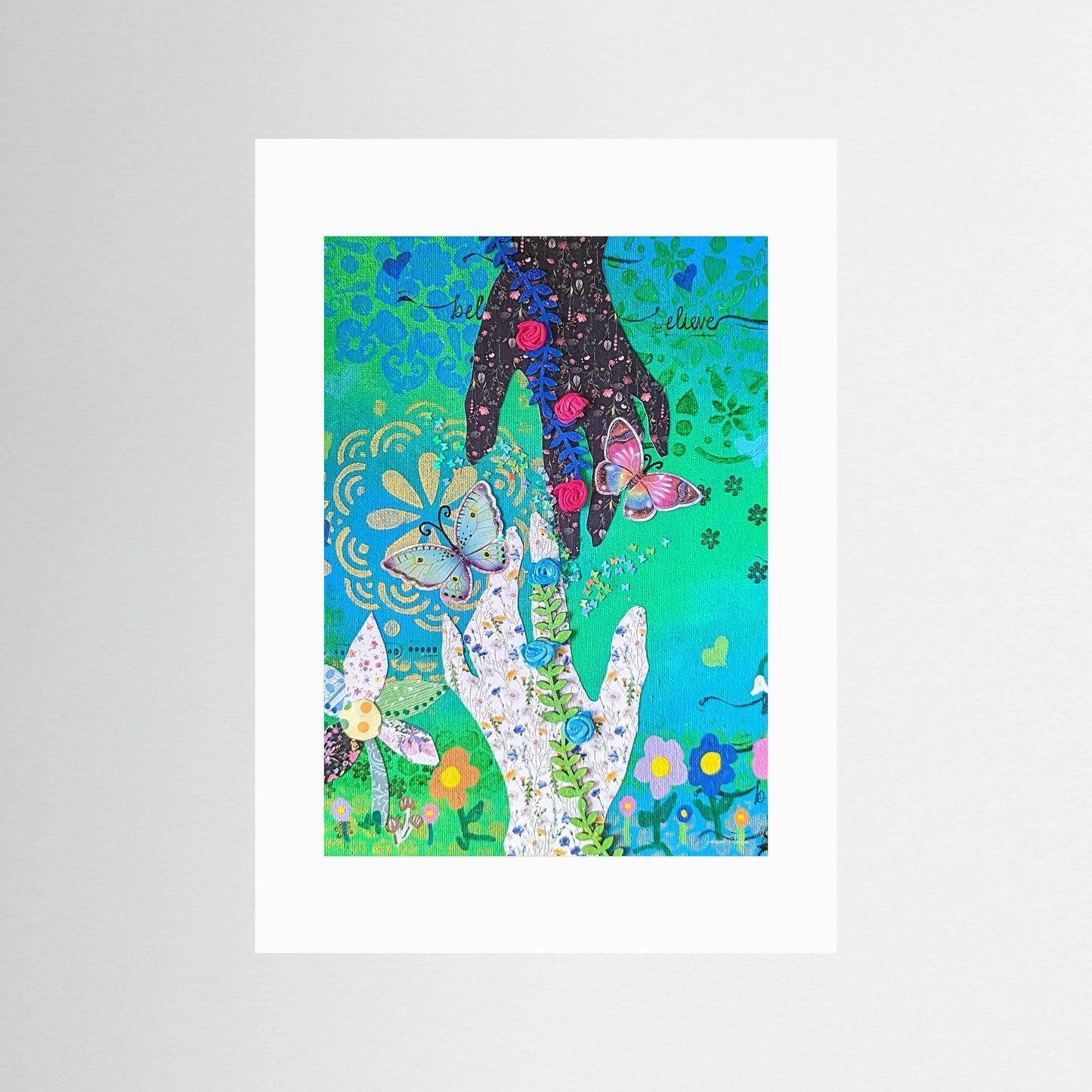 Where We Meet - Gratitude Fine Art Print
