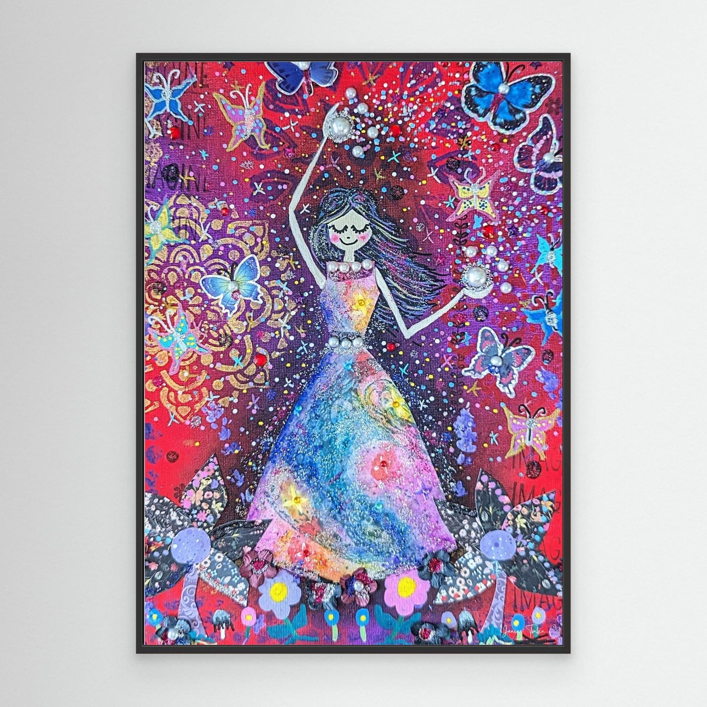 Infinite - Lady Cosmos Canvas Print