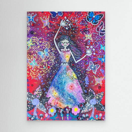 Infinite - Lady Cosmos Canvas Print