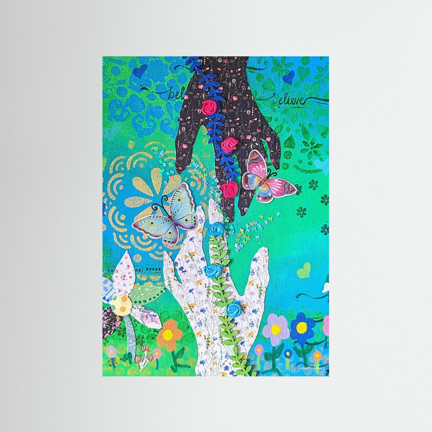 Where We Meet - Gratitude Fine Art Print