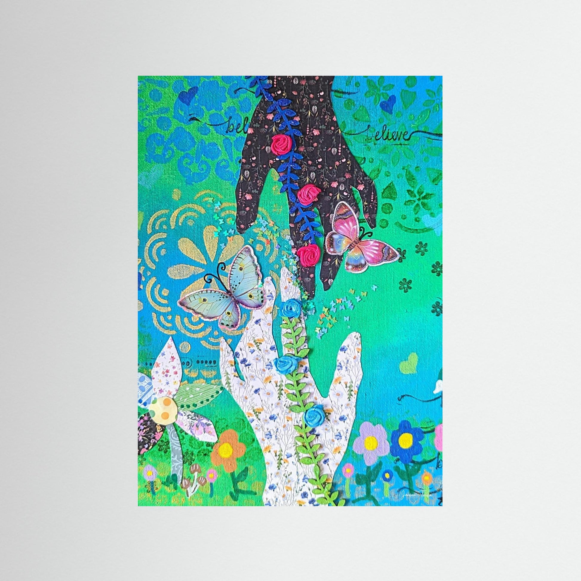 Where We Meet - Gratitude Fine Art Print