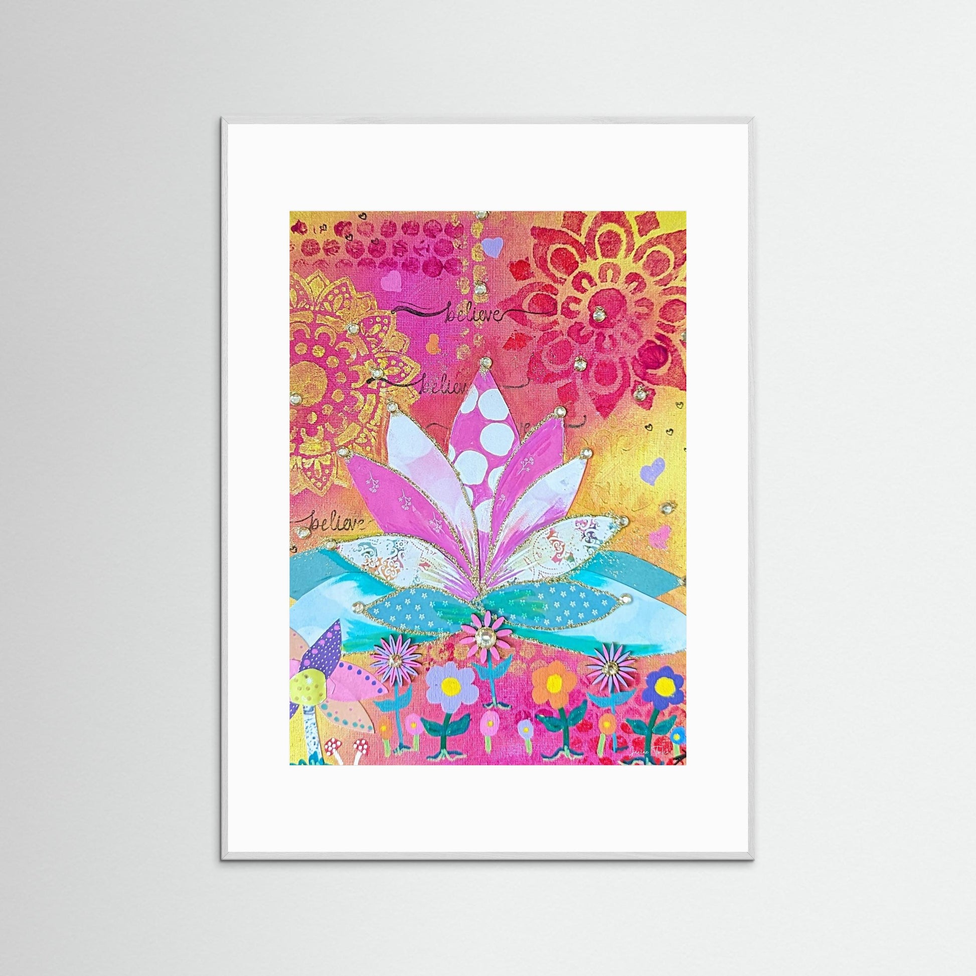 Silent Bloom - Lotus Fine Art Print 