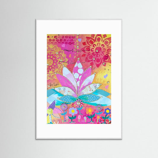 Silent Bloom - Lotus Fine Art Print 