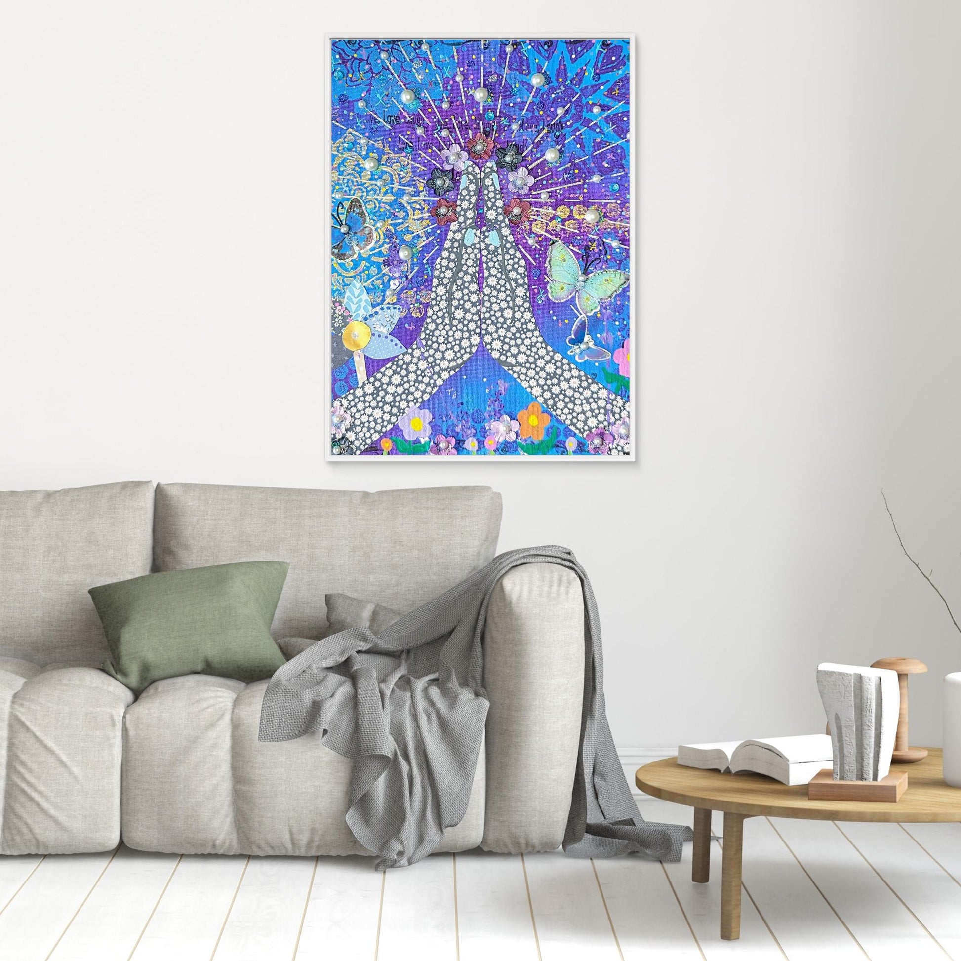 Blessed and Becoming - Gratitude Canvas Print