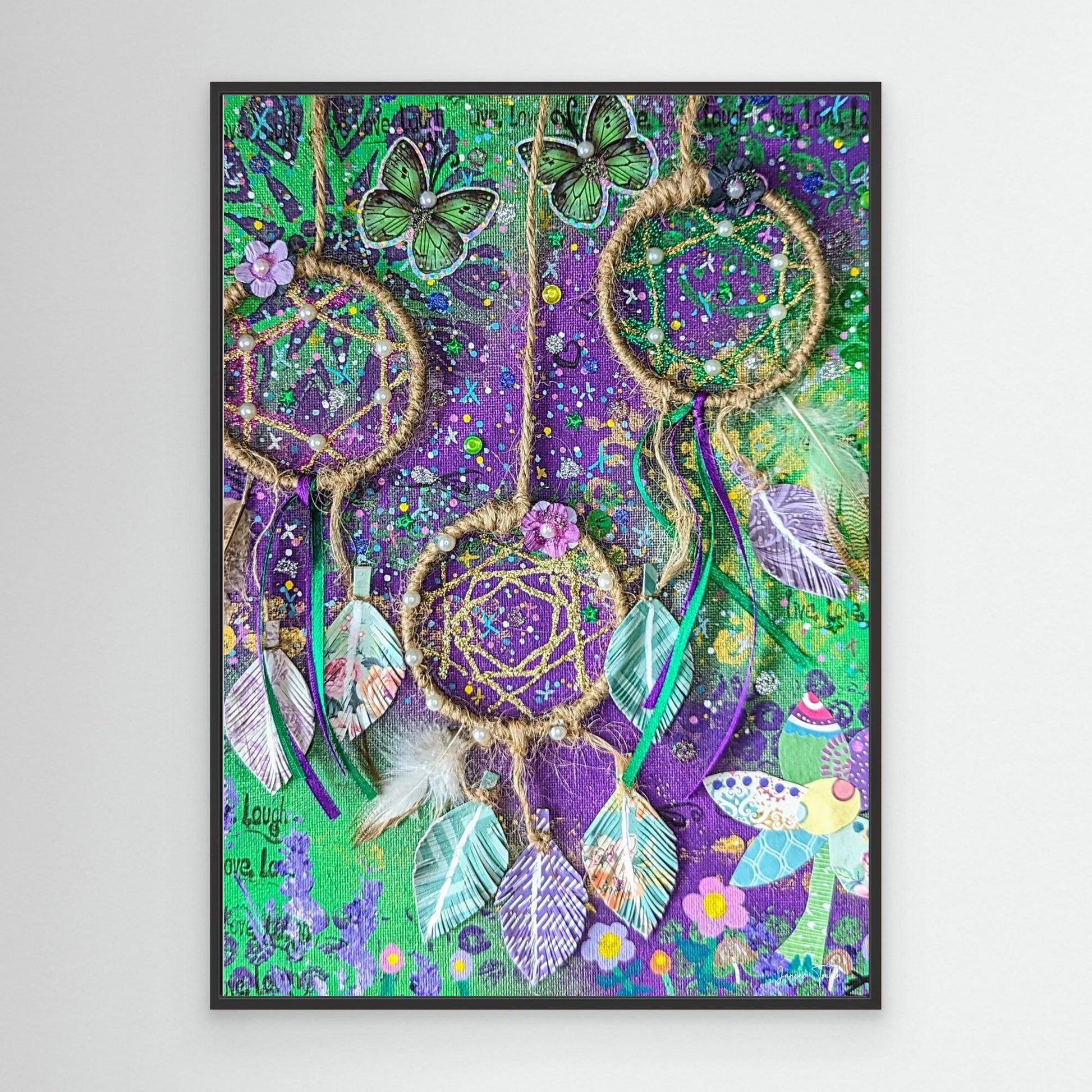 Dream of Hope - Dreamcatcher Canvas Print