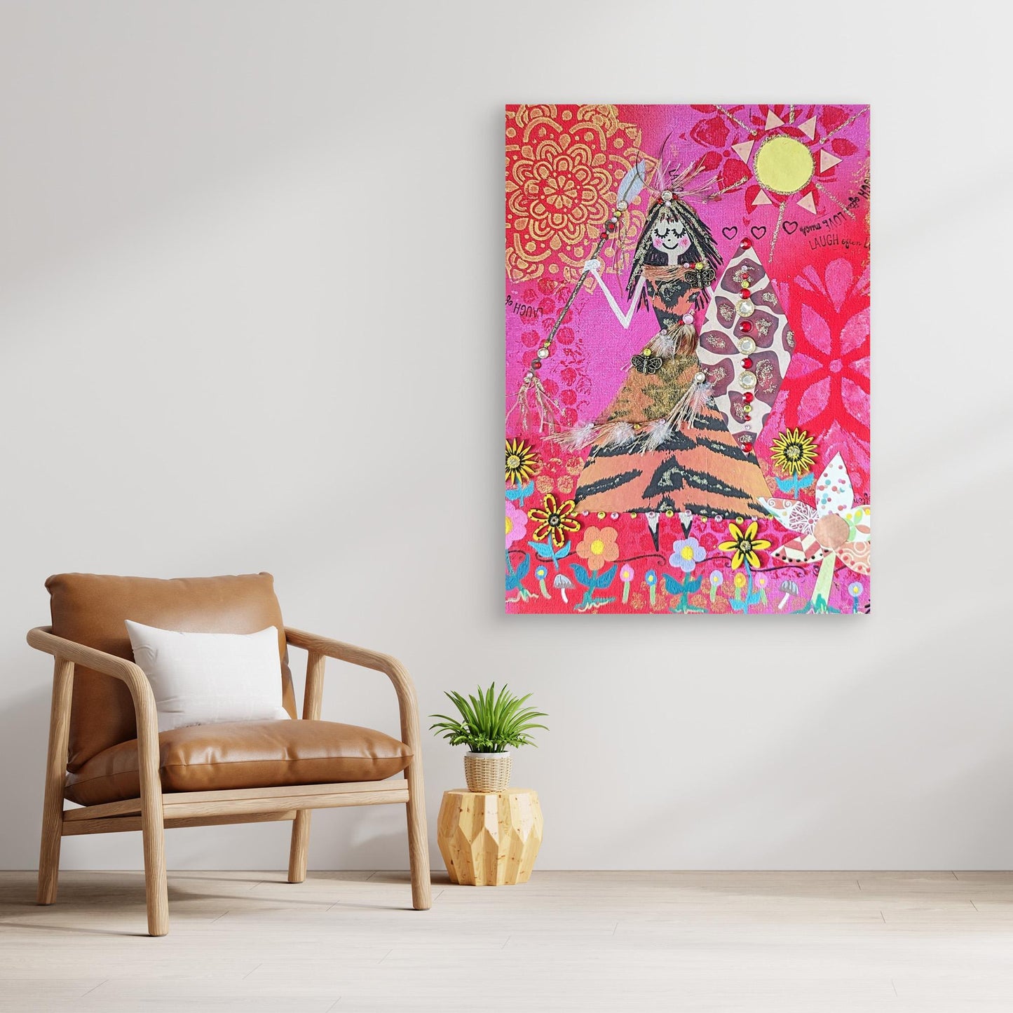 Bellatrix – The Warrior Woman Canvas Print 