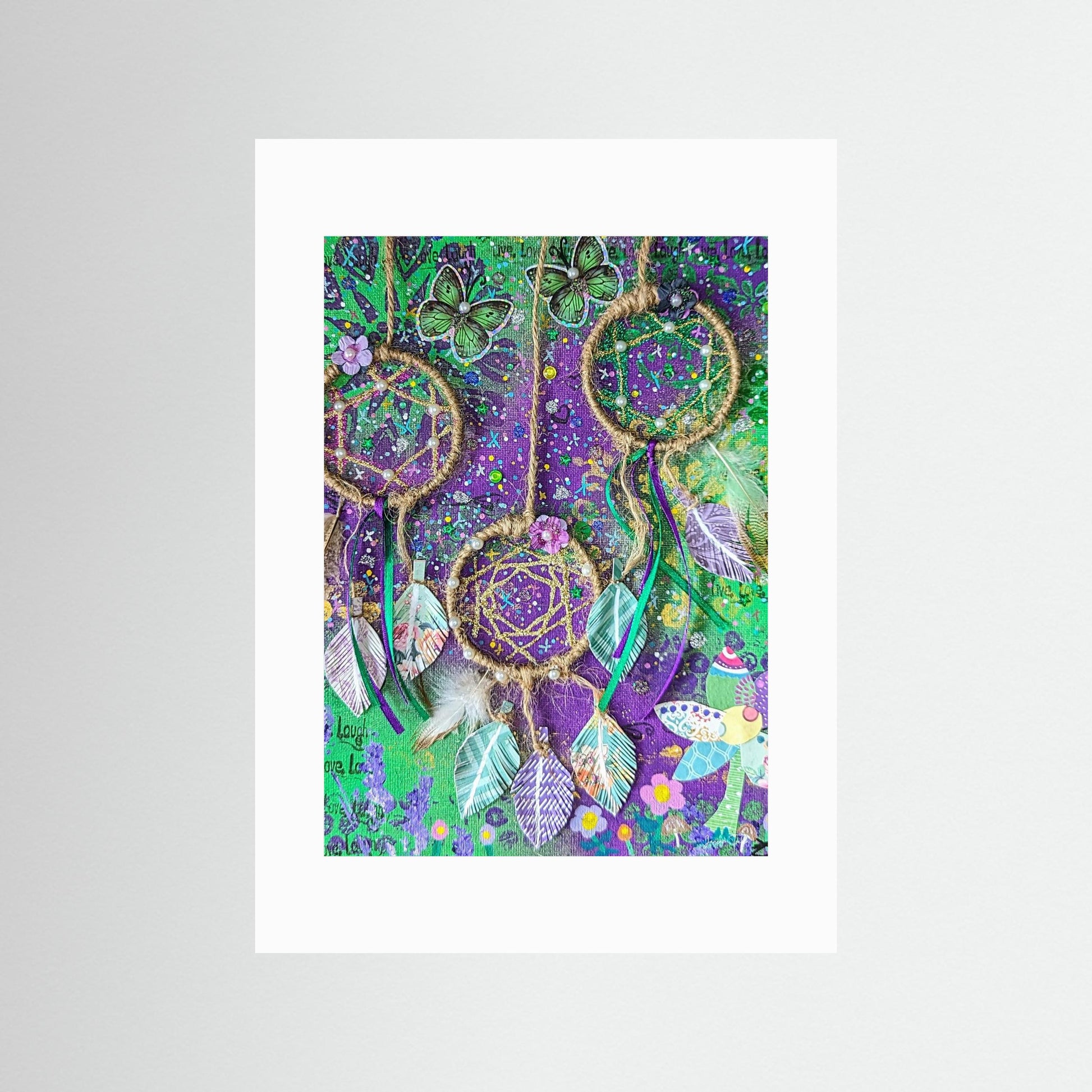Dream of Hope - Dreamcatcher Fine Art Print 