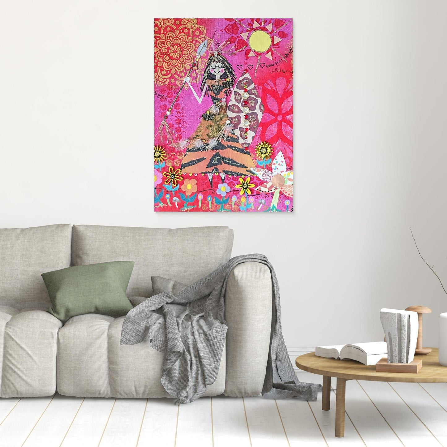 Bellatrix – The Warrior Woman Canvas Print 