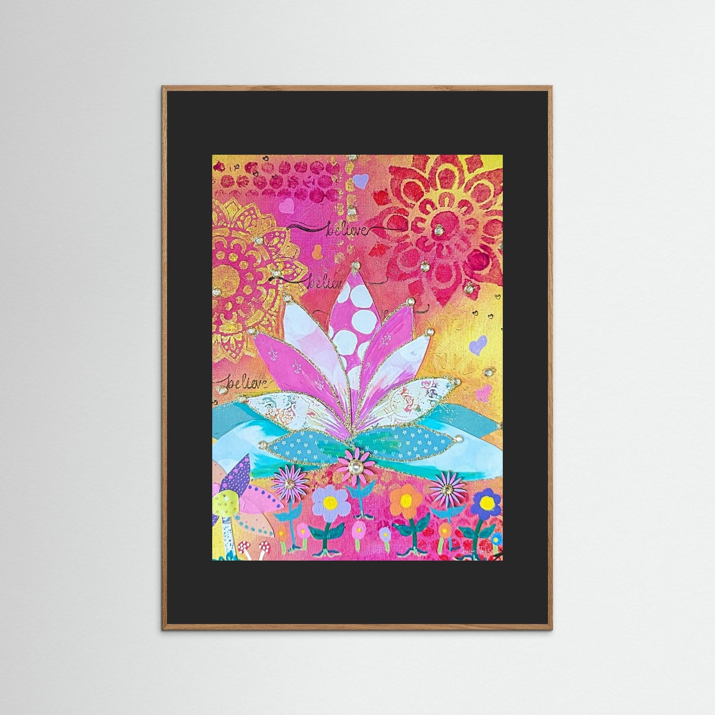 Silent Bloom - Lotus Fine Art Print 