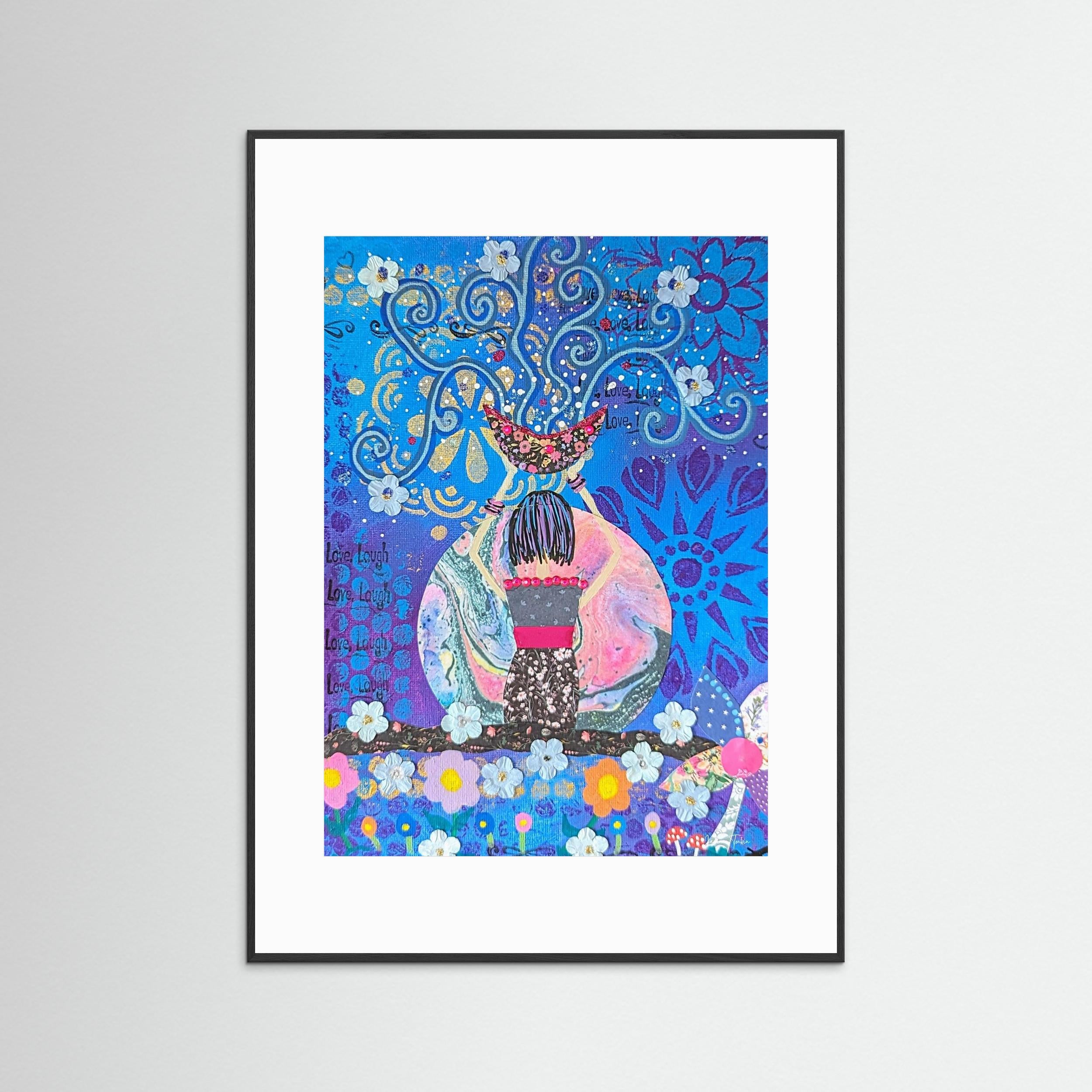 Intentions of the Ethers - Celeste Fine Art Print – Janine Tonkin Art