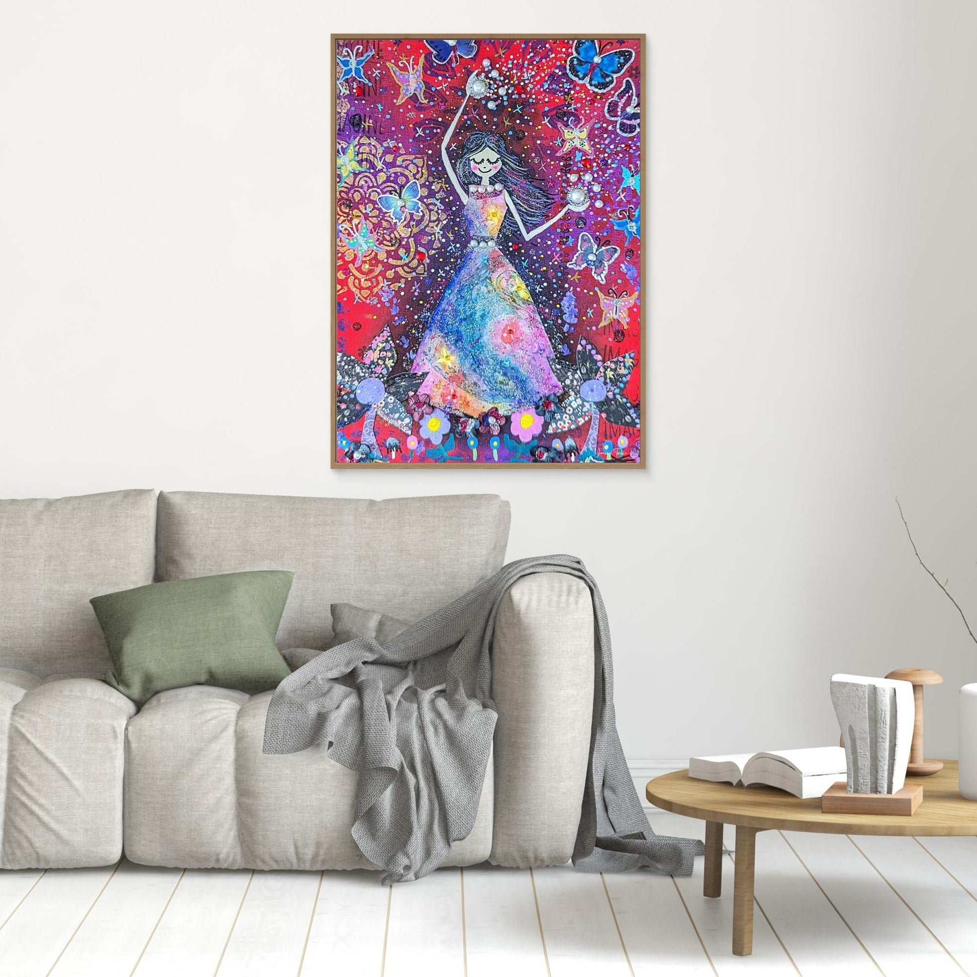 Infinite - Lady Cosmos Canvas Print