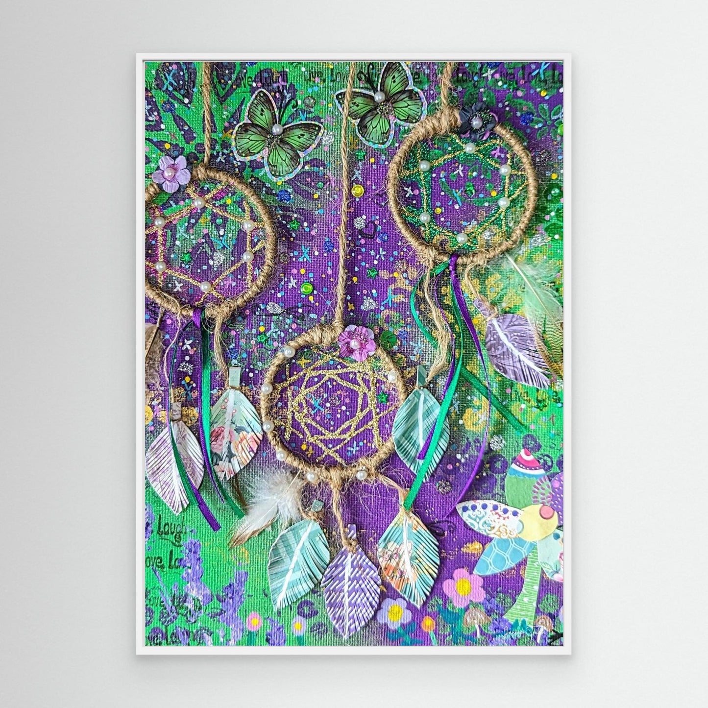 Dream of Hope - Dreamcatcher Canvas Print