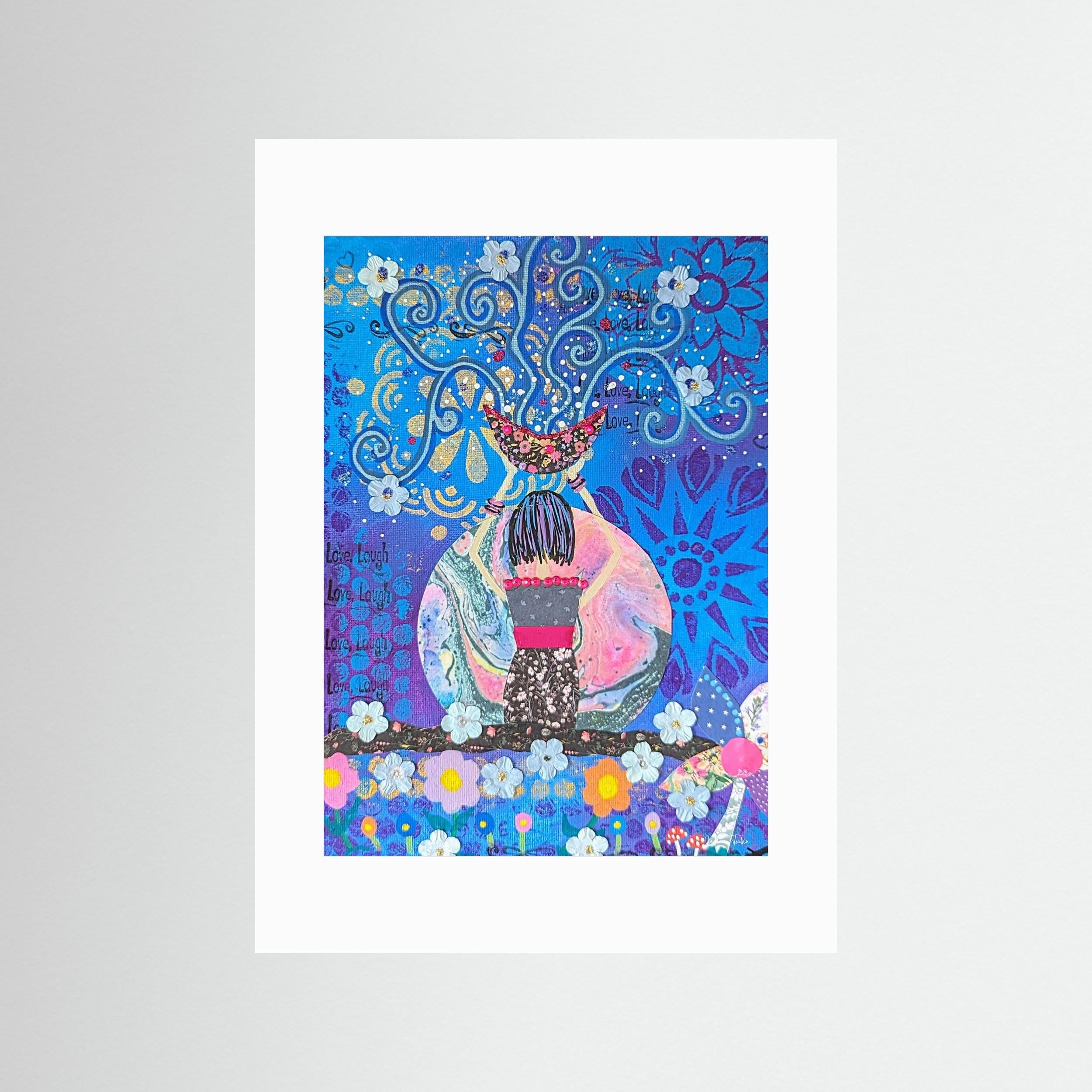 Intentions of the Ethers - Celeste Fine Art Print – Janine Tonkin Art