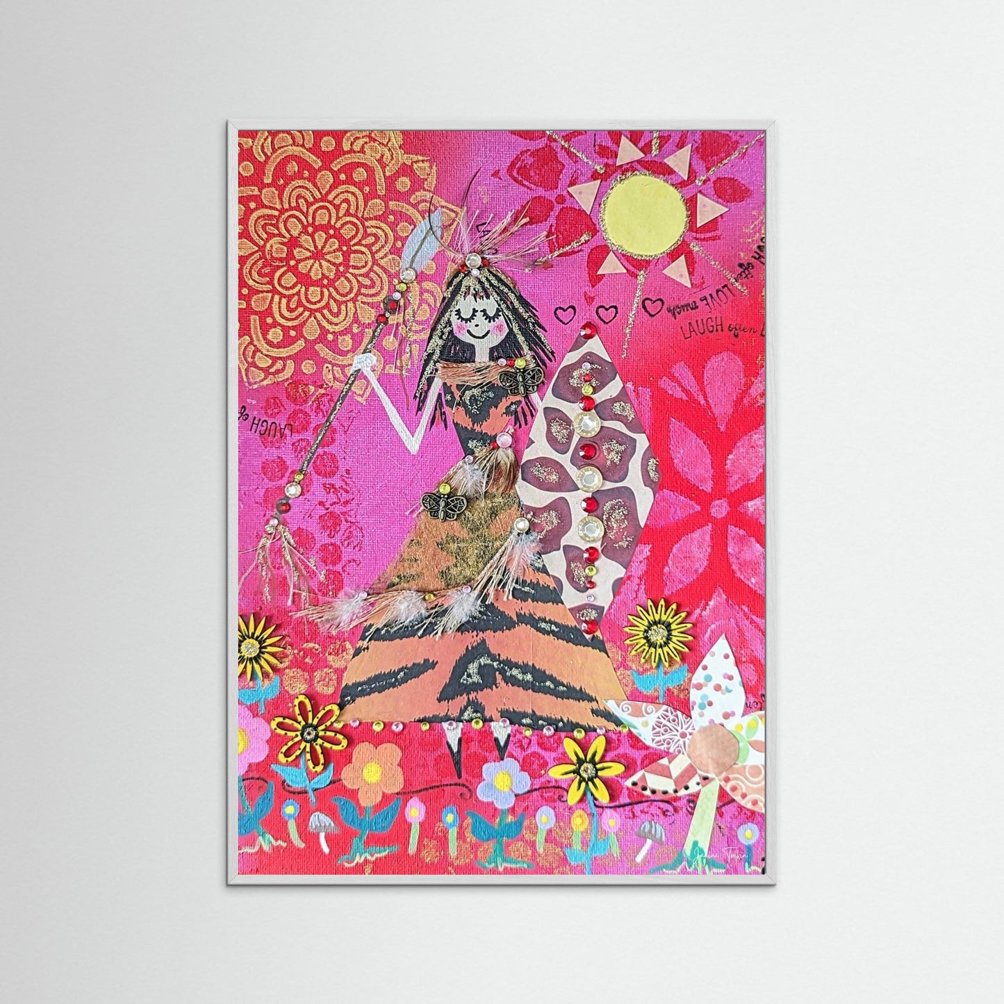 Rising Warrior Woman - Bellatrix Fine Art Print 