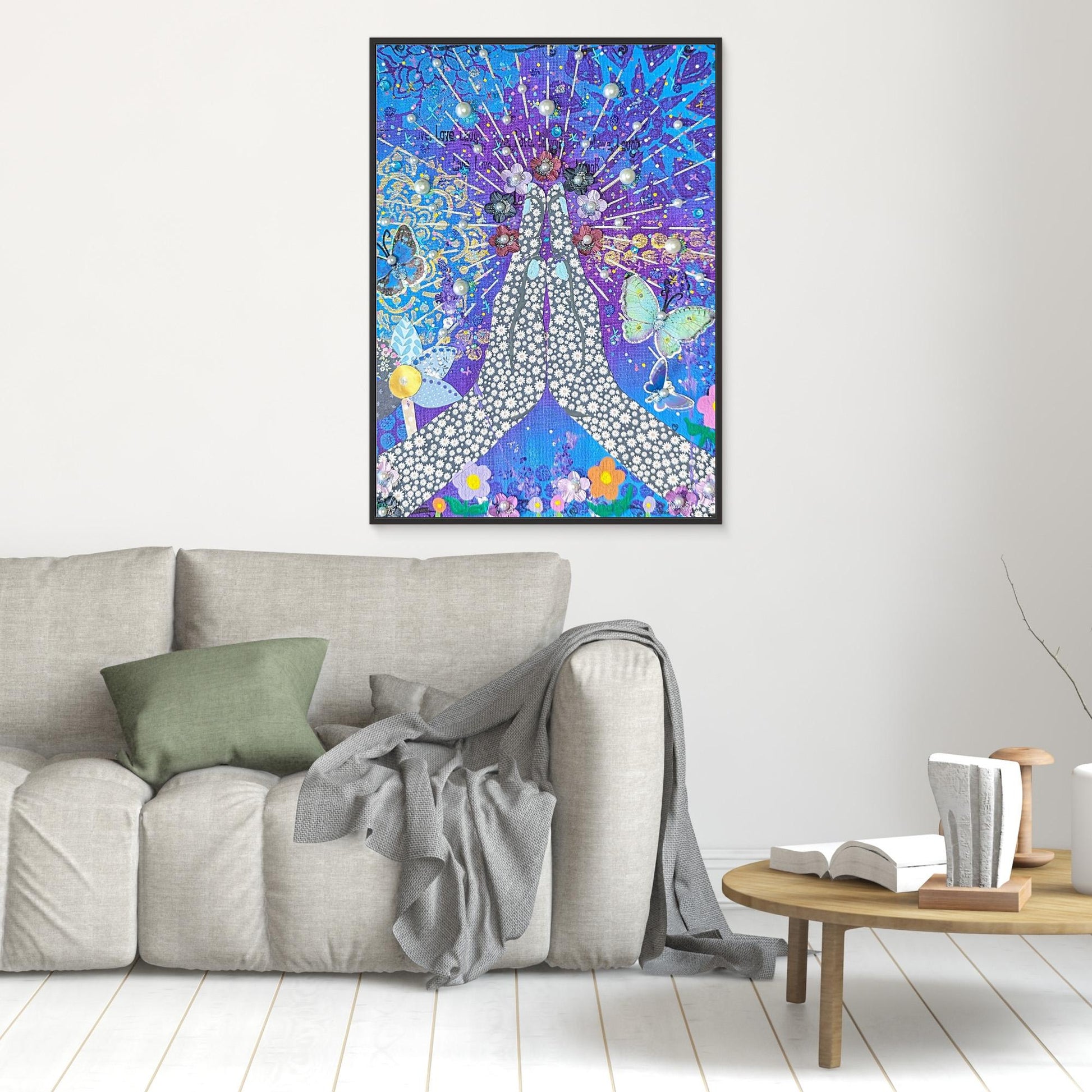 Blessed and Becoming - Gratitude Canvas Print