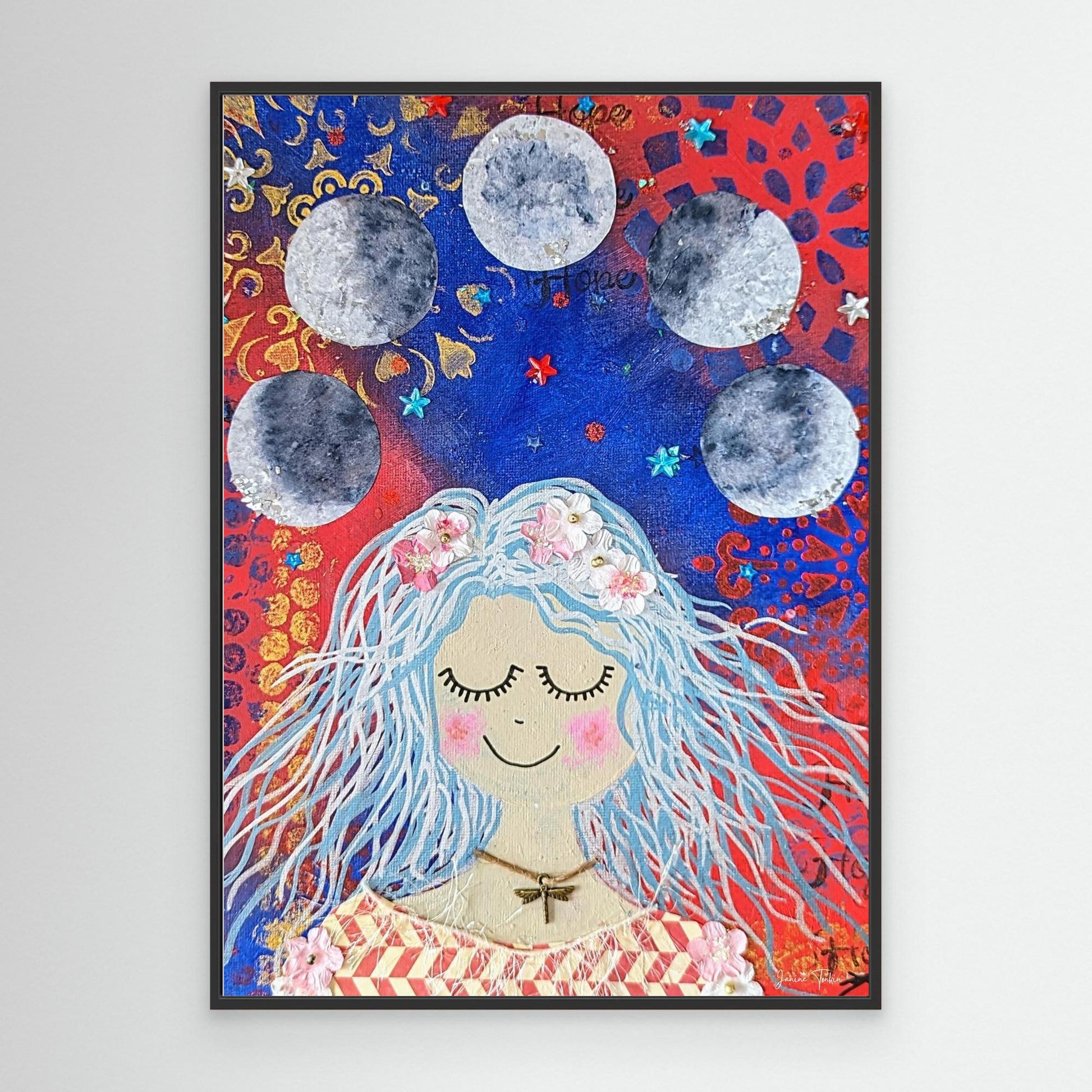 Deep-Rooted Wise Woman - Veta Canvas Print 