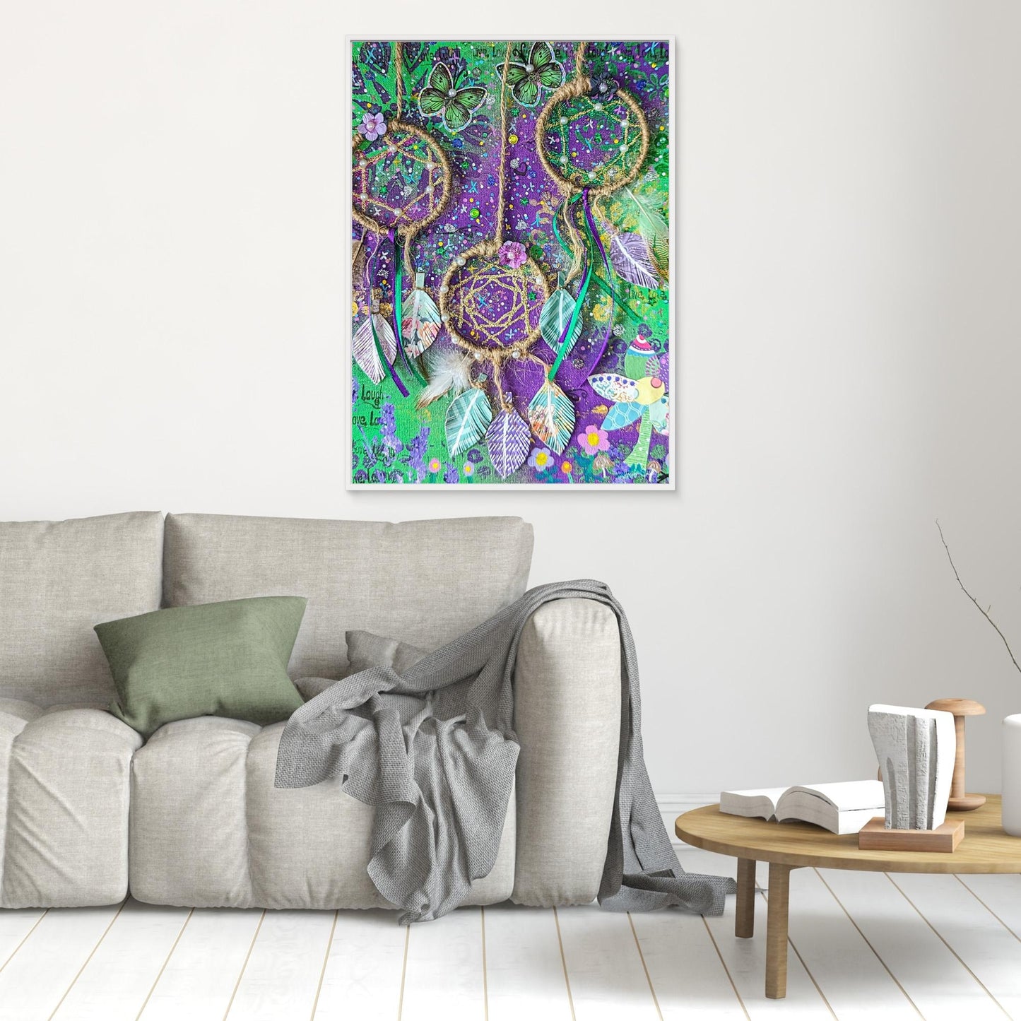 Dream of Hope - Dreamcatcher Canvas Print