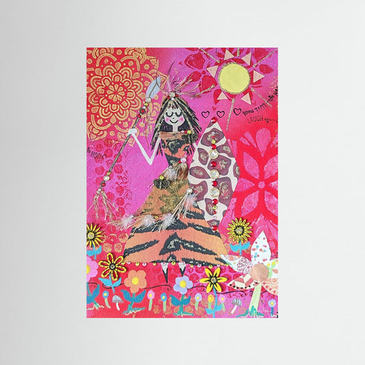 Rising Warrior Woman - Bellatrix Fine Art Print 