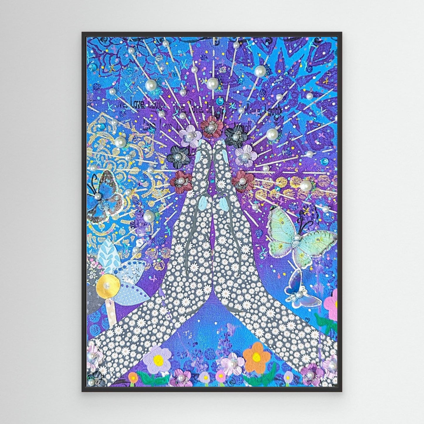 Blessed and Becoming - Gratitude Canvas Print