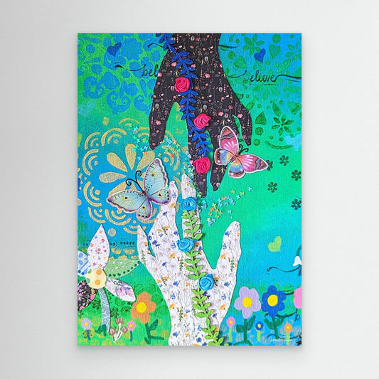 Where We Meet - Touch Canvas Print