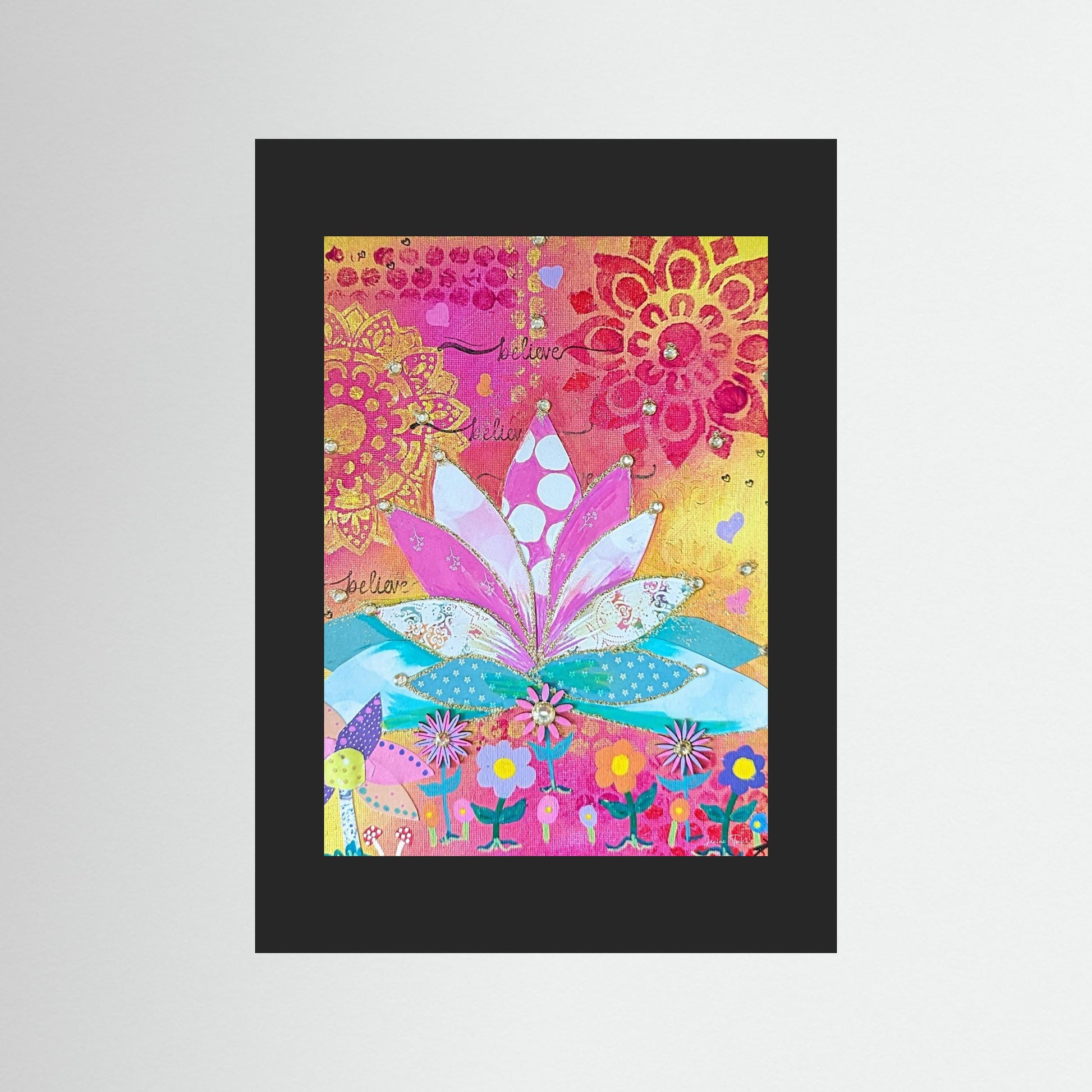 Silent Bloom - Lotus Fine Art Print 