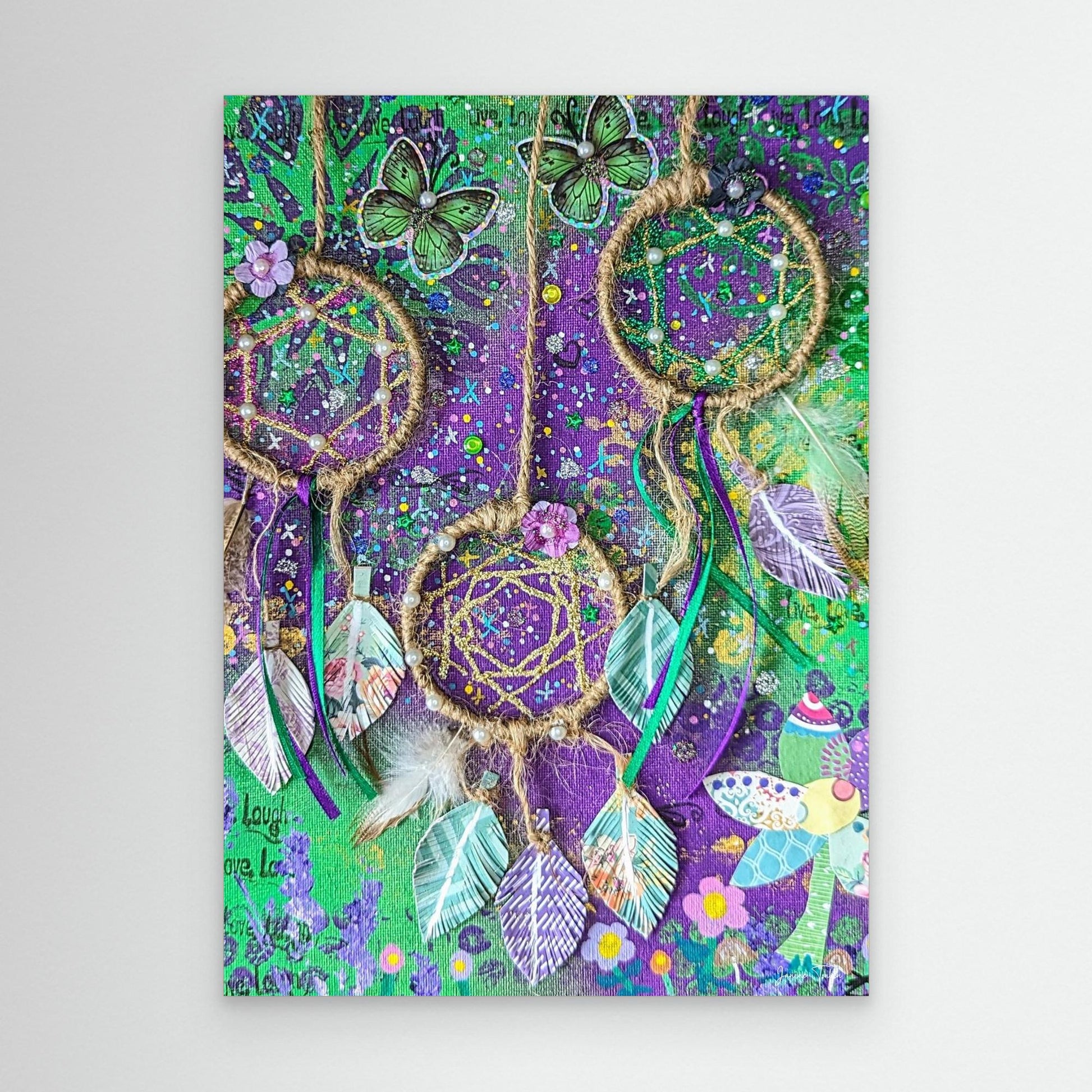 Dream of Hope - Dreamcatcher Canvas Print
