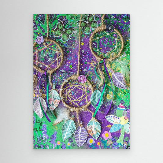 Dream of Hope - Dreamcatcher Canvas Print
