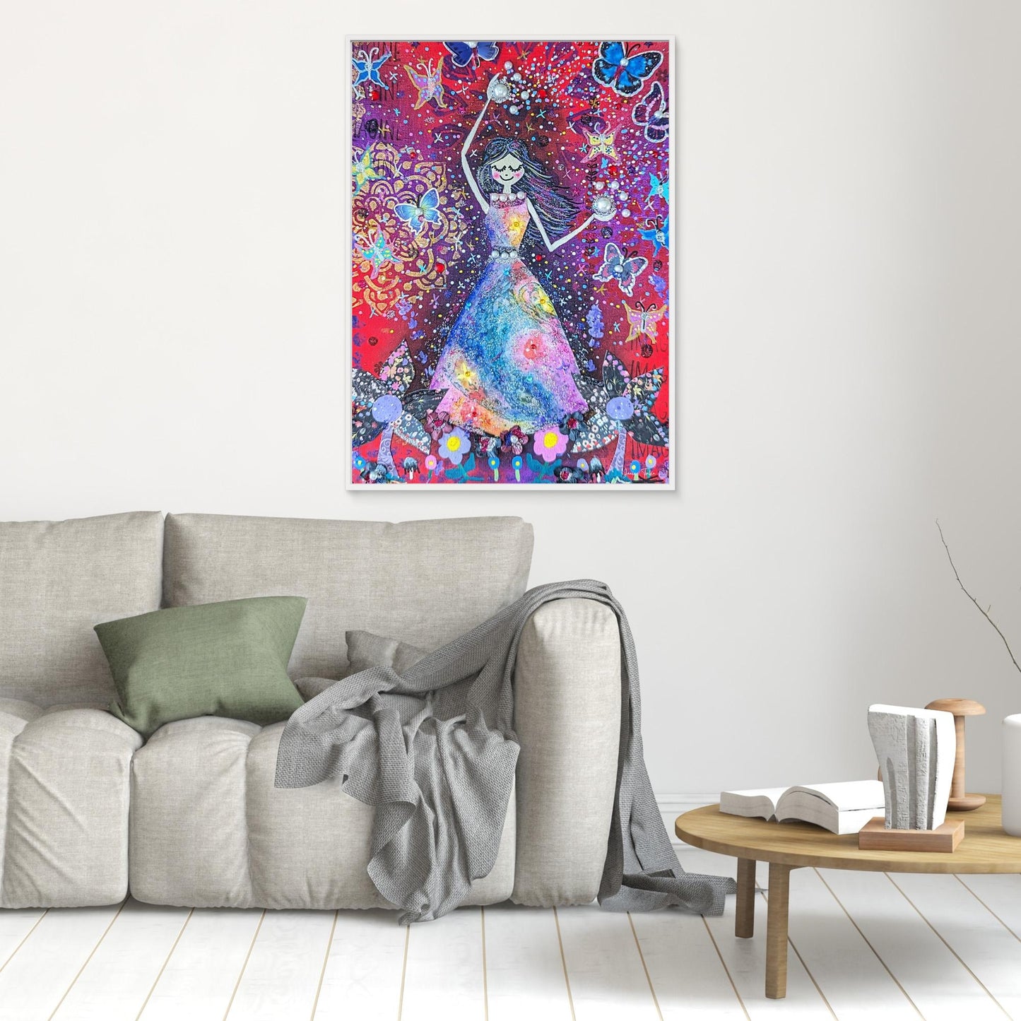 Infinite - Lady Cosmos Canvas Print