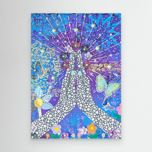 Blessed and Becoming - Gratitude Canvas Print