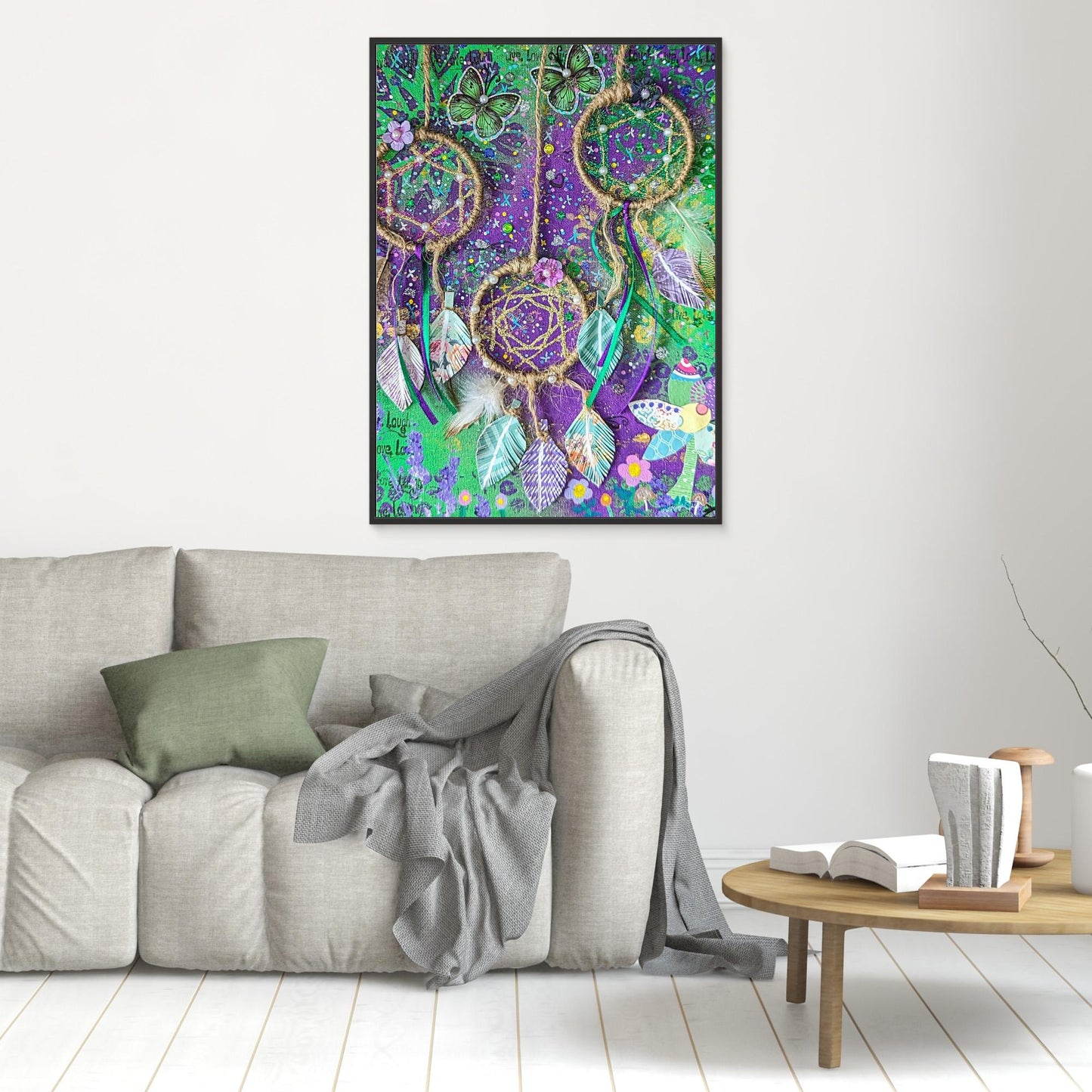 Dream of Hope - Dreamcatcher Canvas Print