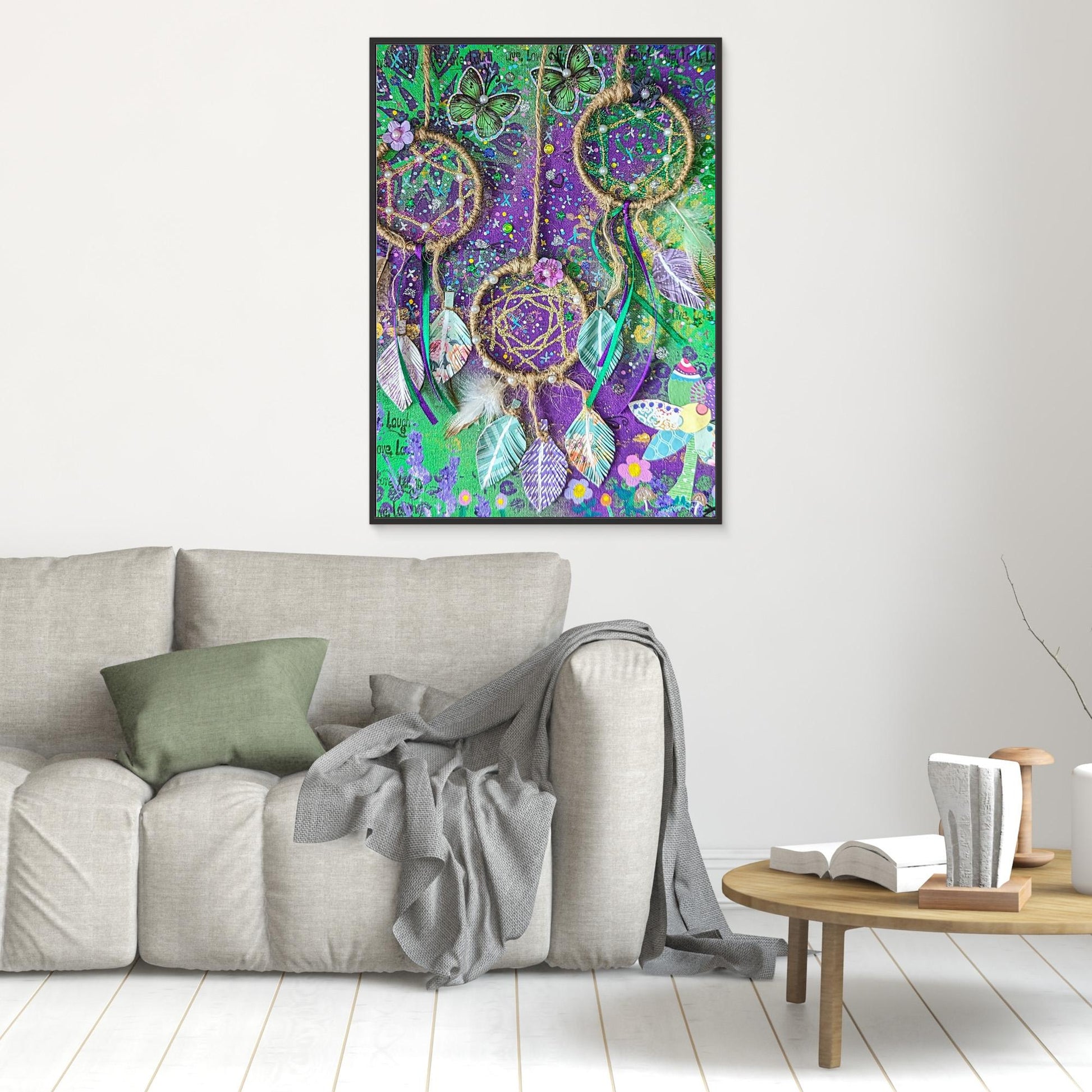 Dream of Hope - Dreamcatcher Canvas Print