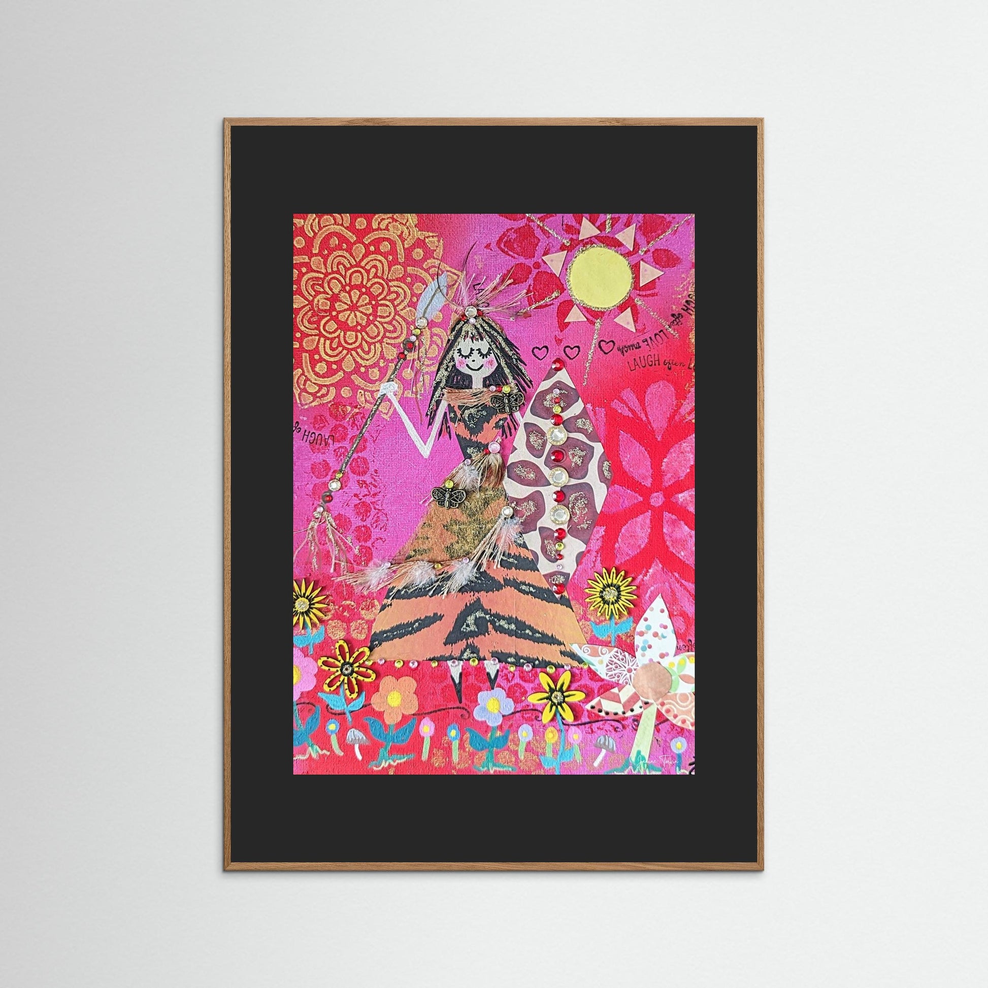 Rising Warrior Woman - Bellatrix Fine Art Print 