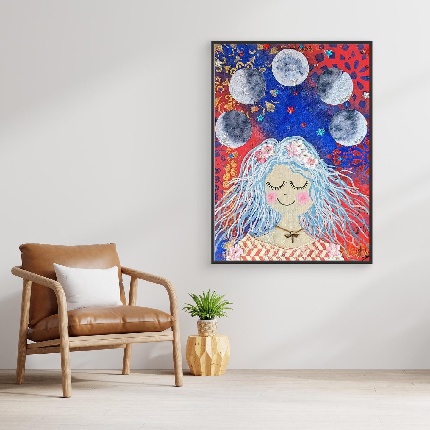 Deep-Rooted Wise Woman - Veta Canvas Print 