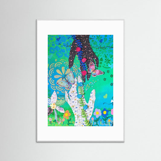 Where We Meet - Gratitude Fine Art Print