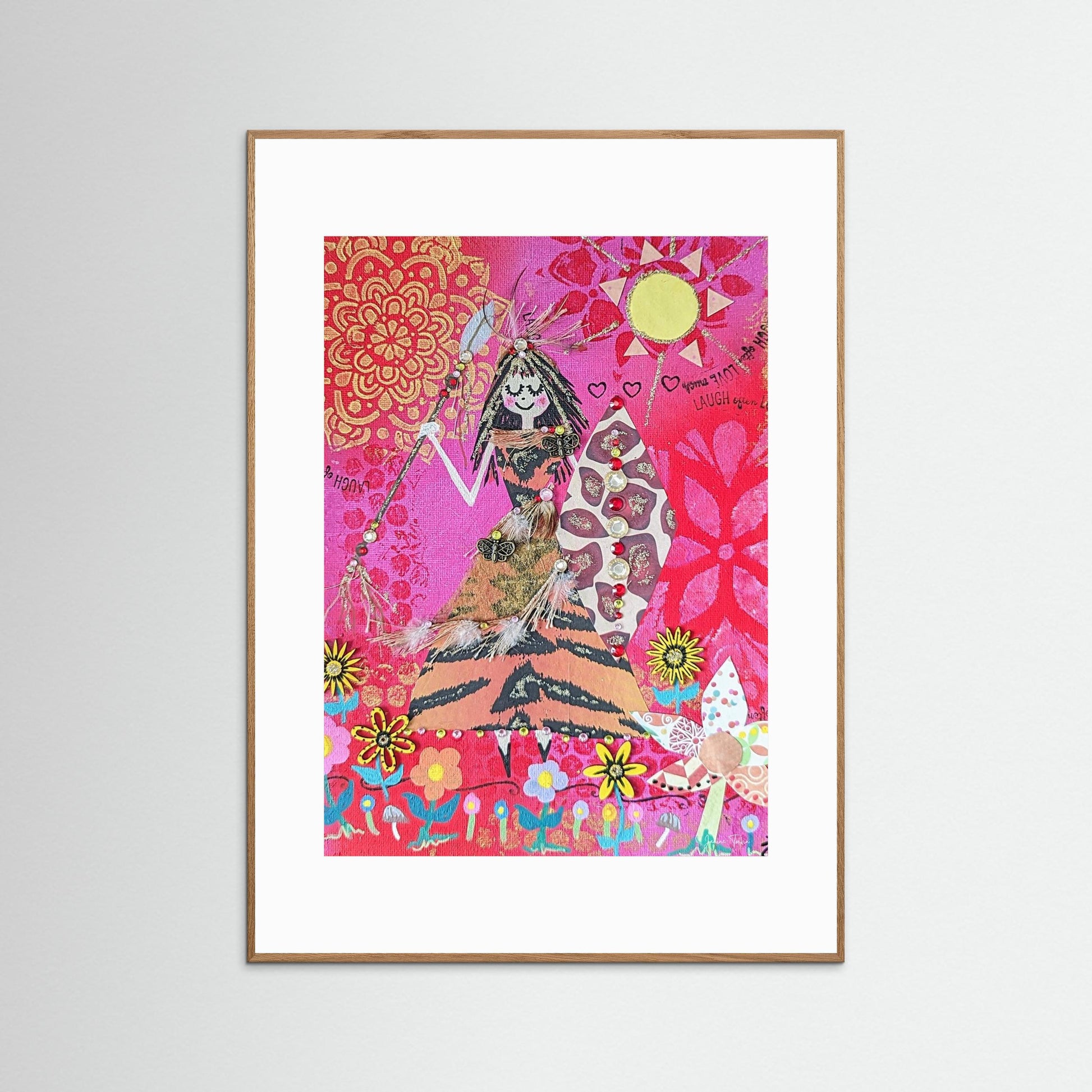 Rising Warrior Woman - Bellatrix Fine Art Print 