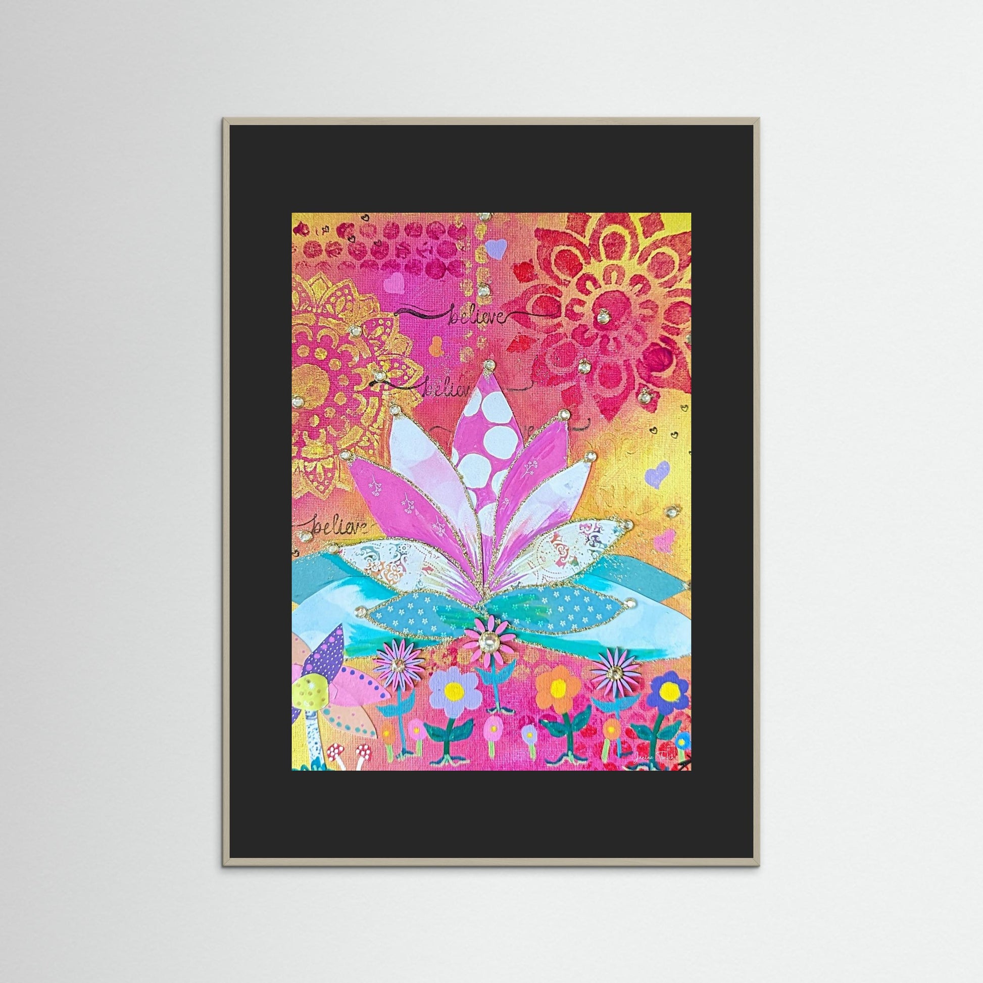 Silent Bloom - Lotus Fine Art Print 
