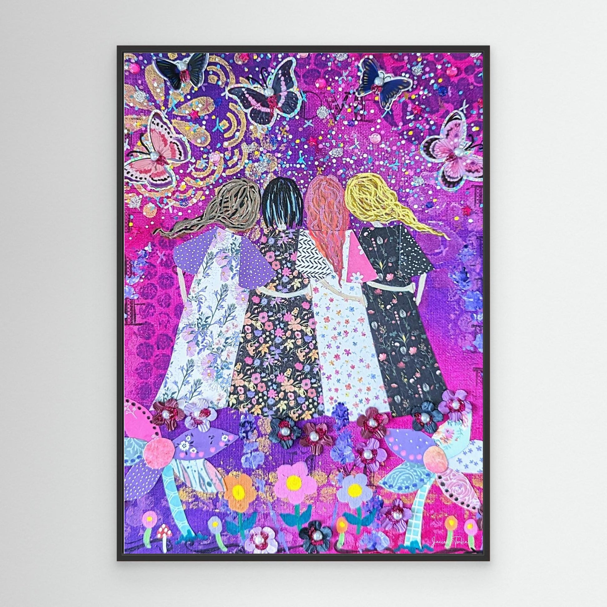 Threaded Together - Connection Canvas Print 