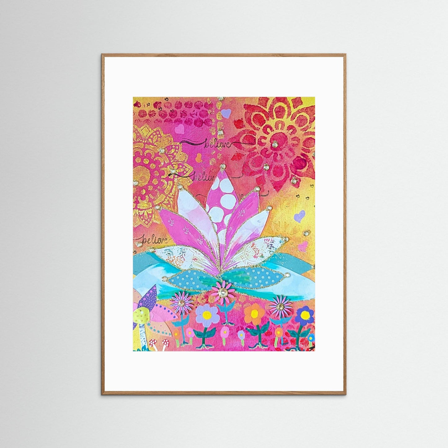 Silent Bloom - Lotus Fine Art Print 