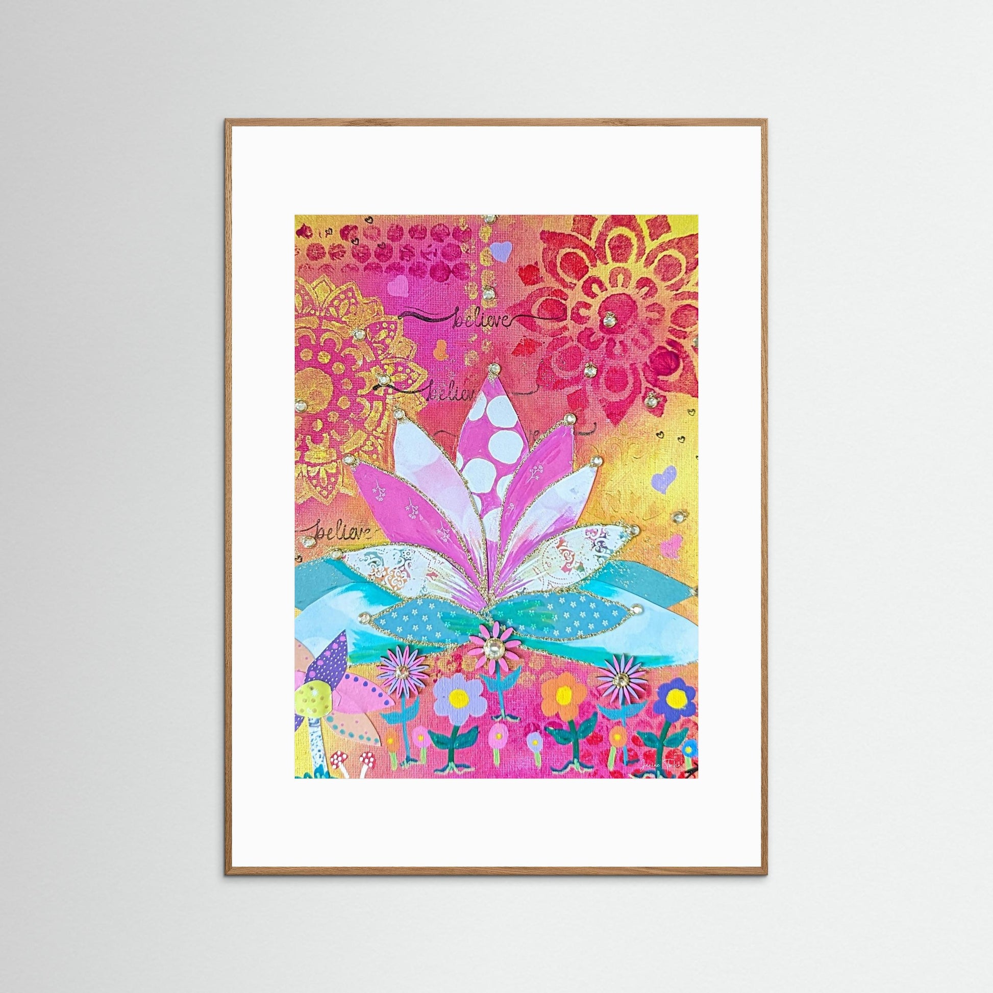 Silent Bloom - Lotus Fine Art Print 