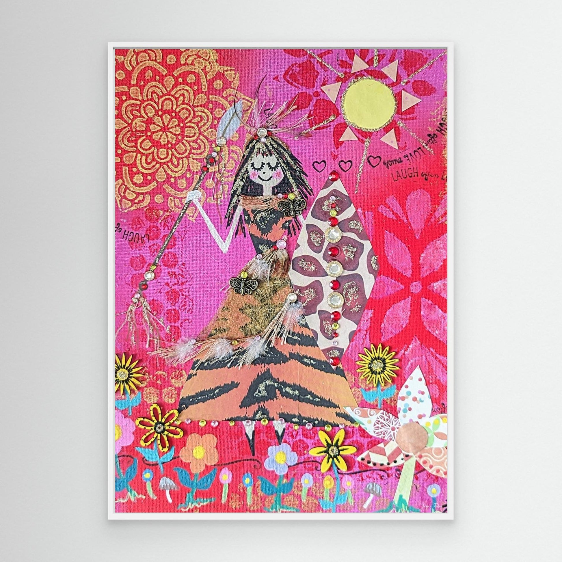 Bellatrix – The Warrior Woman Canvas Print 