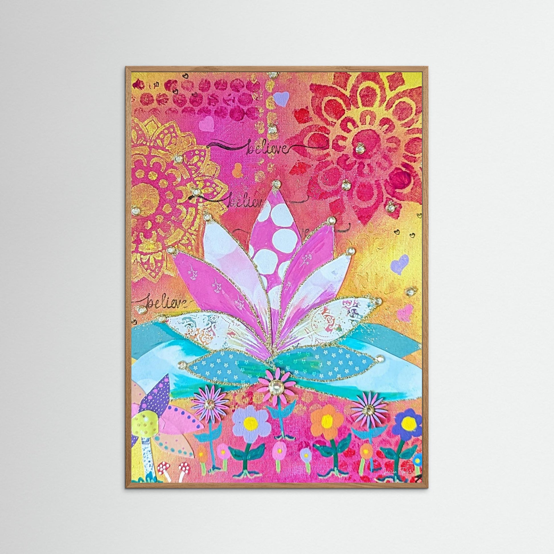 Silent Bloom - Lotus Fine Art Print 