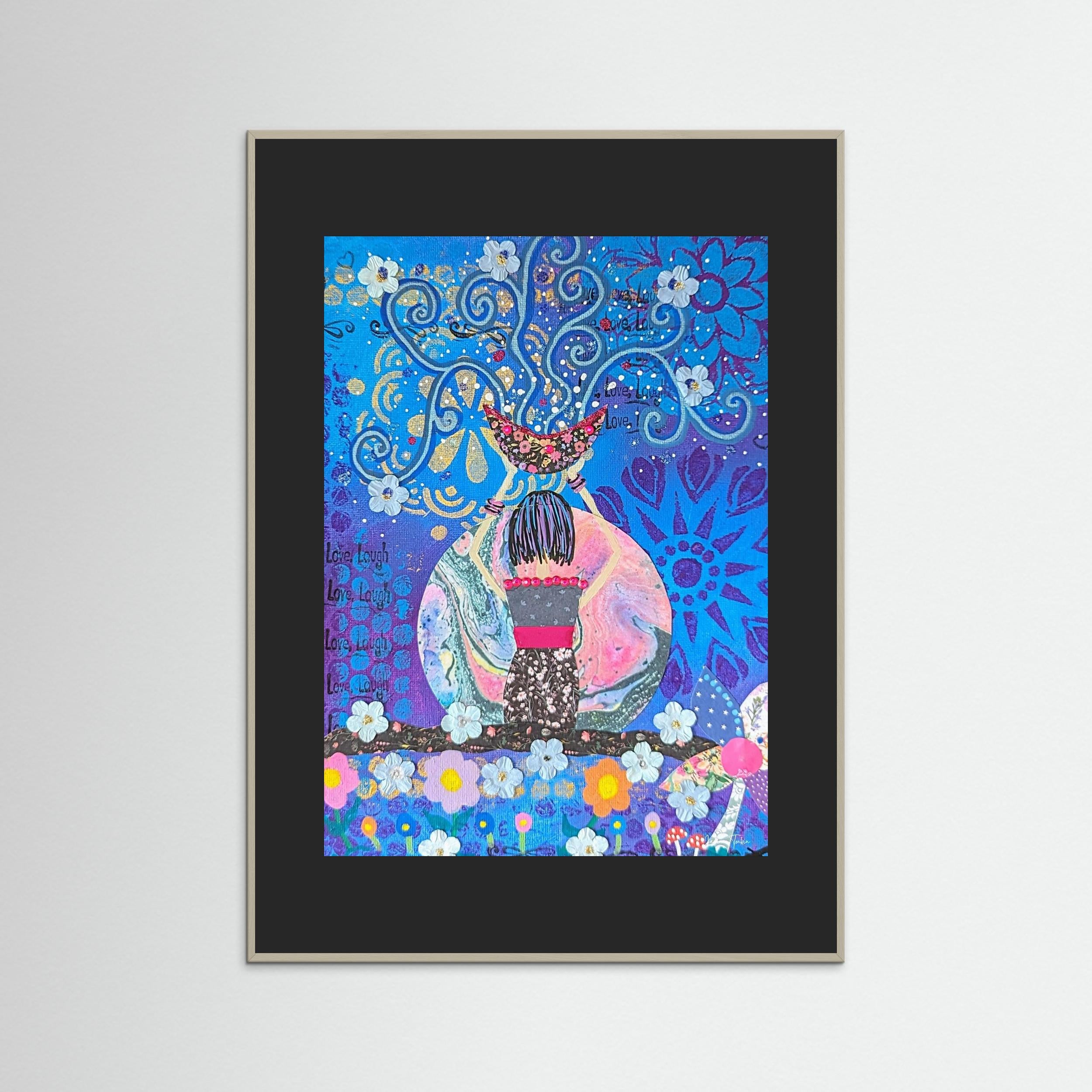 Intentions of the Ethers - Celeste Fine Art Print – Janine Tonkin Art